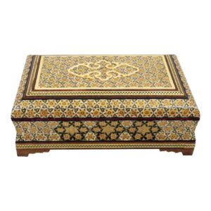 Boîte Cadeau Persane en Bois – Fait Main en Khatamkari