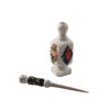 Contenant Persan Surma Dani en Bois pour Garder le Kohl Design Floral (x2)