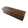 Boîte organisatrice en bois pour sachets de thé Design Marron classique