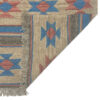 Tapis en laine Kilim persan tissé à la main en Shiraz modèle Navajo