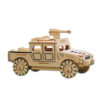 Puzzle 3D en Bois – Modèle de voiture militaire