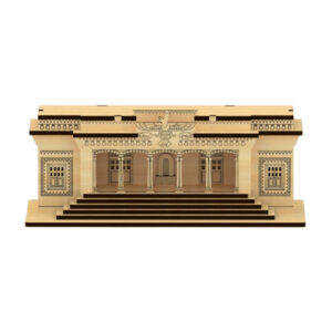 Puzzle en Bois 3D – Modèle du Temple du Feu Perse