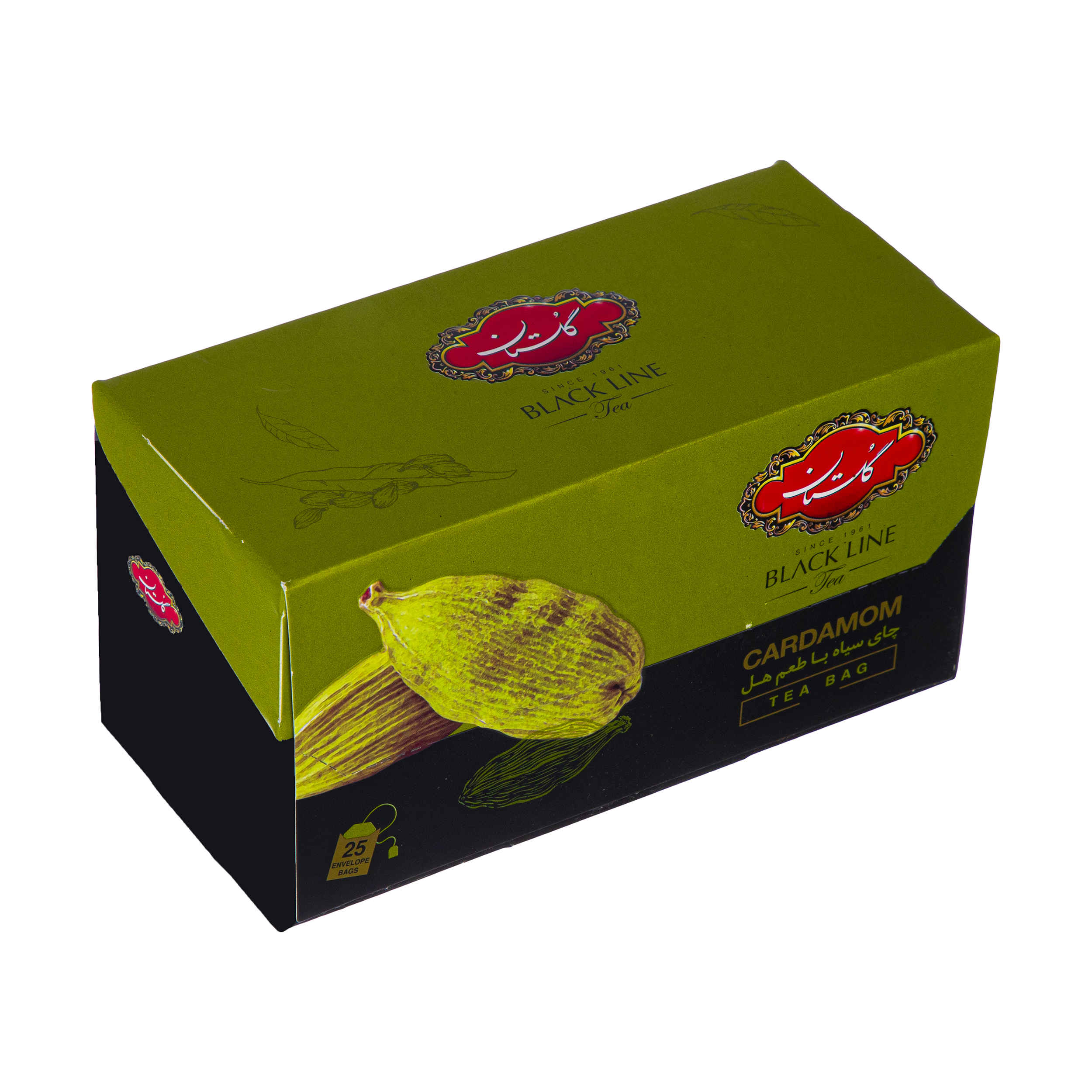 Thé Noir Arômatisé à la Cardamome Golestan (Paquet de 25 x5)