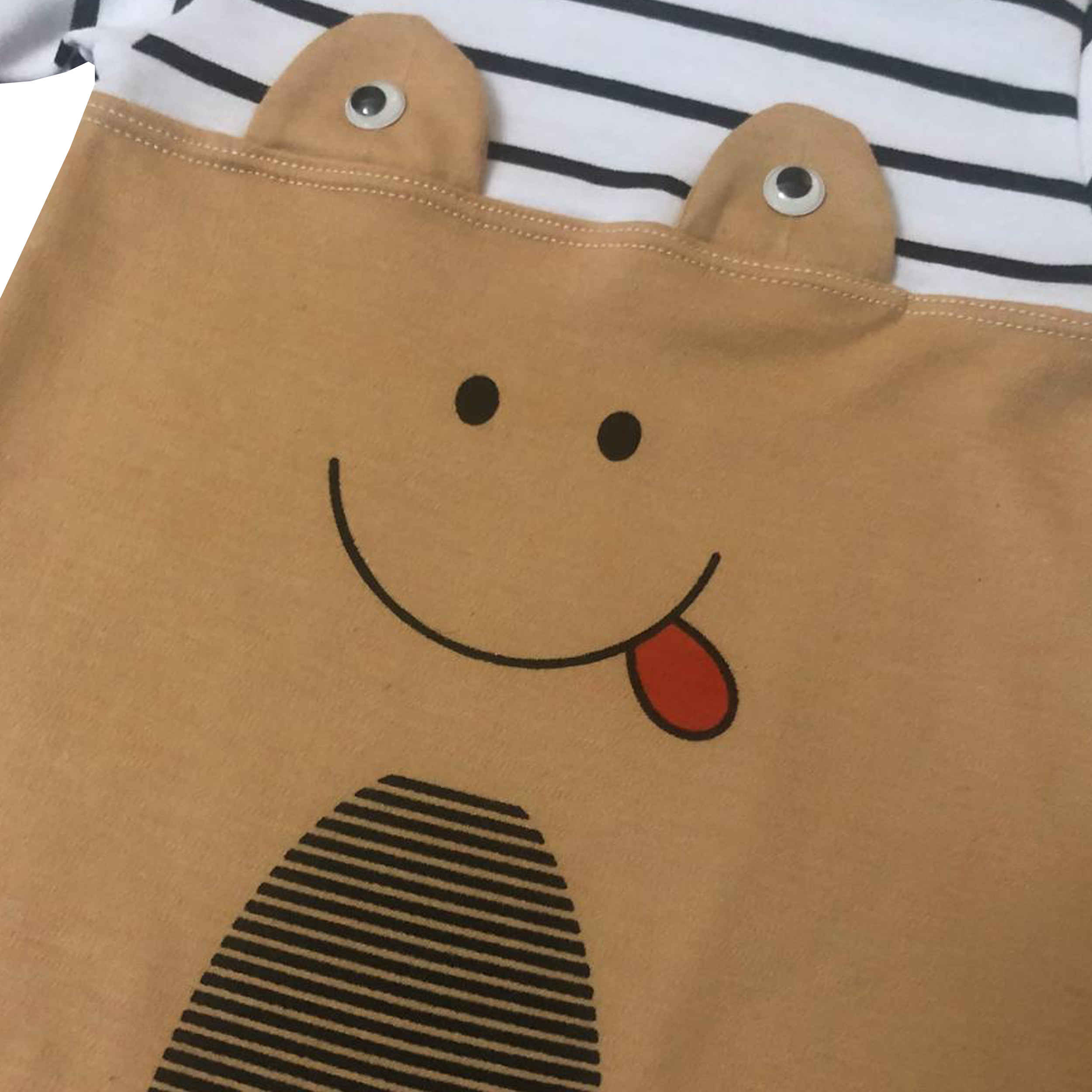 Ensemble body pour bébé et chapeau modèle Sourire