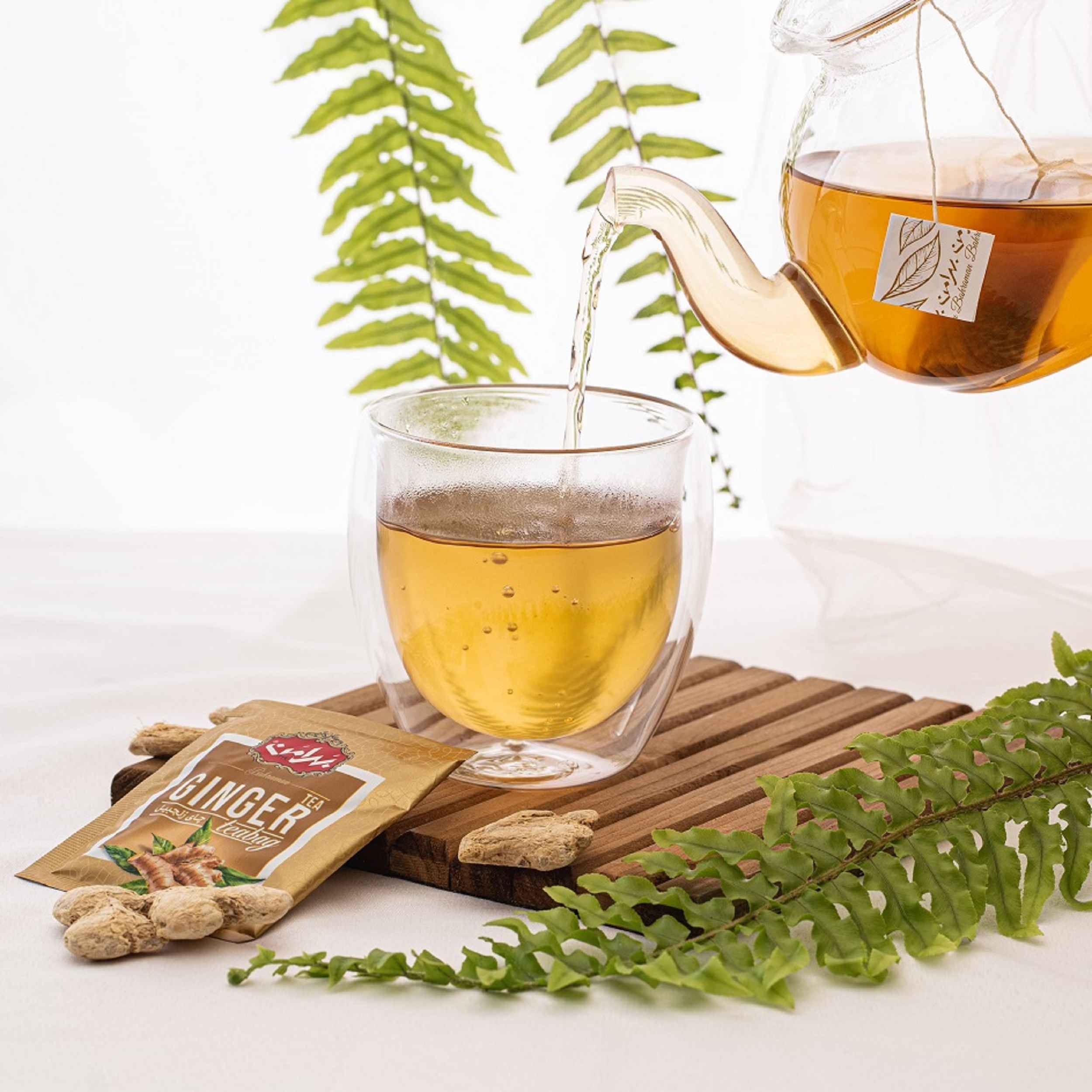 Thé Noir Arômatisé au Gingembre Bahraman (Paquet de 25 x5)