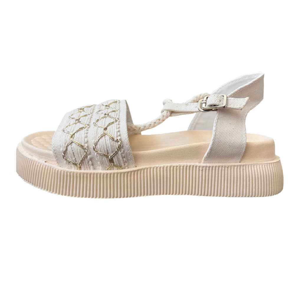 Sandales décontractées à bout ouvert pour femmes, modèle Tanya