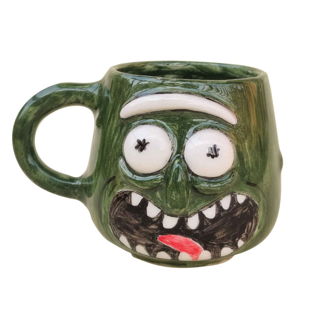Mug à café en céramique fantaisie - Design Rick et Morty