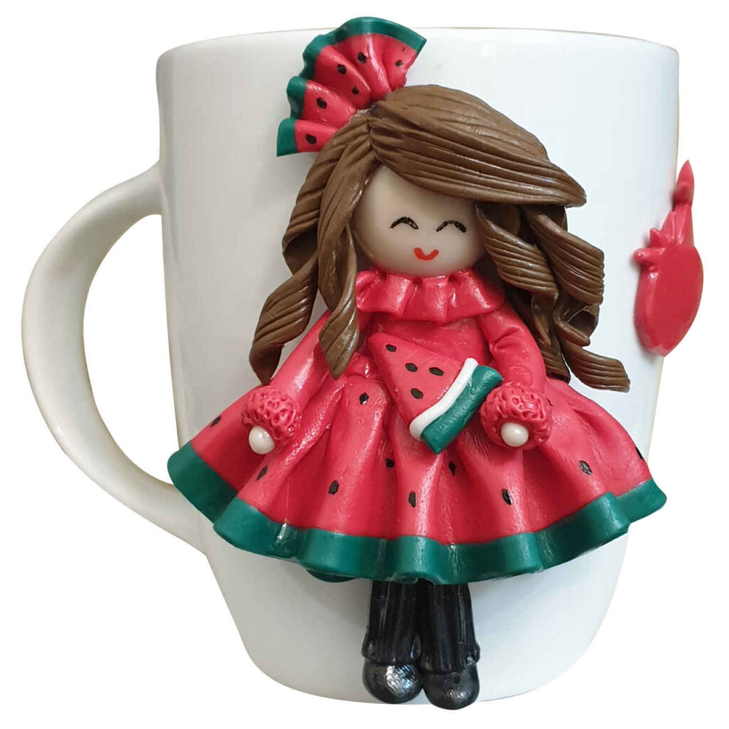 Tasse en céramique artisanale - Thème Yalda