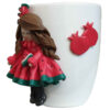 Tasse en céramique artisanale - Thème Yalda