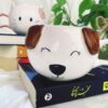 Mug à café en céramique fantaisie - Design Chien Blanc
