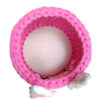 Panier de rangement en crochet avec design Rabbit