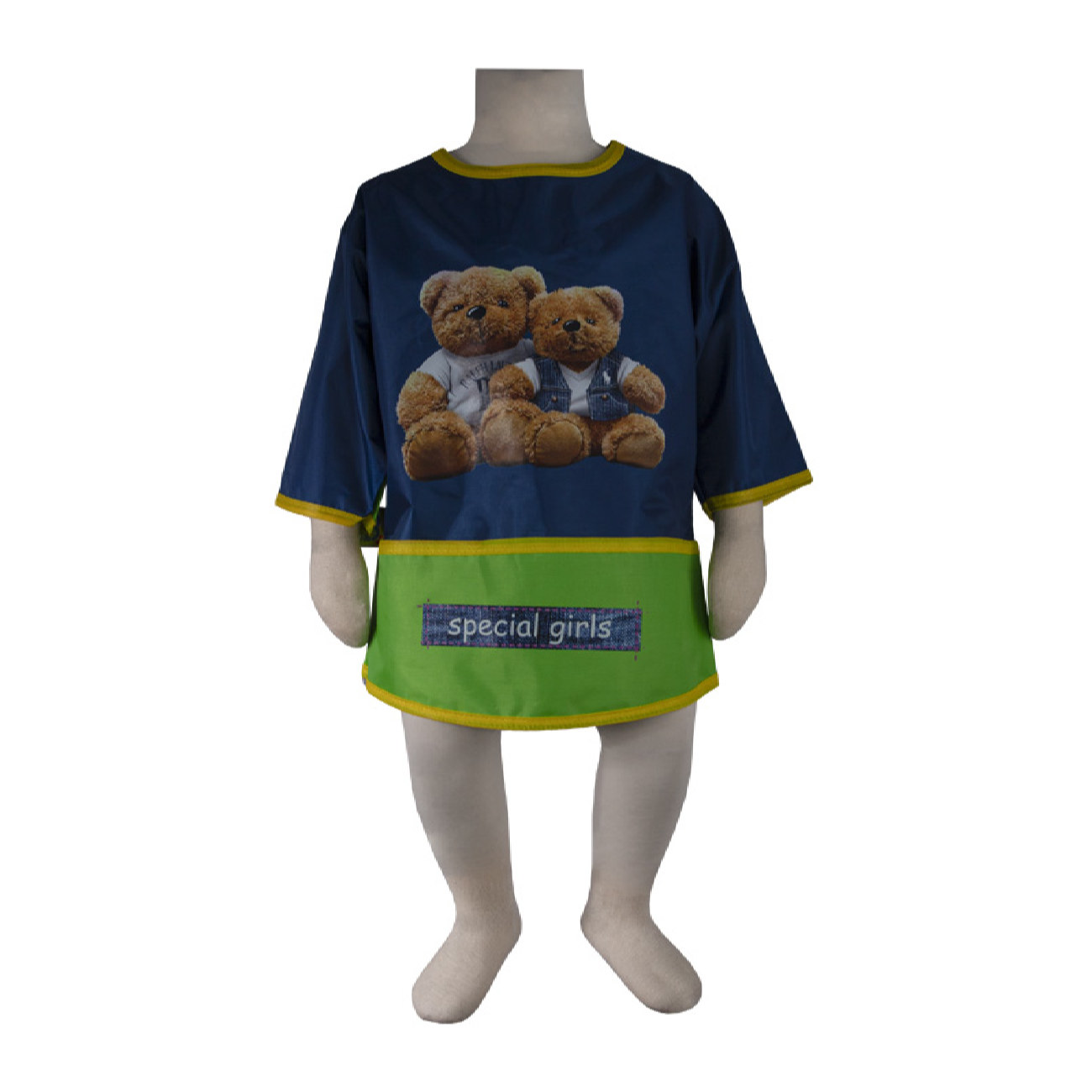 Bavoir Bébé à Manches – Modèle Ourson