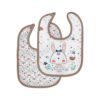 Bavoirs Bébé Mignons pour les Repas - Motif Lapin - Lot de 2