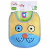 Bavoirs Bébé Mignons pour les Repas avec Sangles - Lot de 4