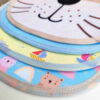 Bavoirs Bébé Mignons pour les Repas avec Sangles - Lot de 4