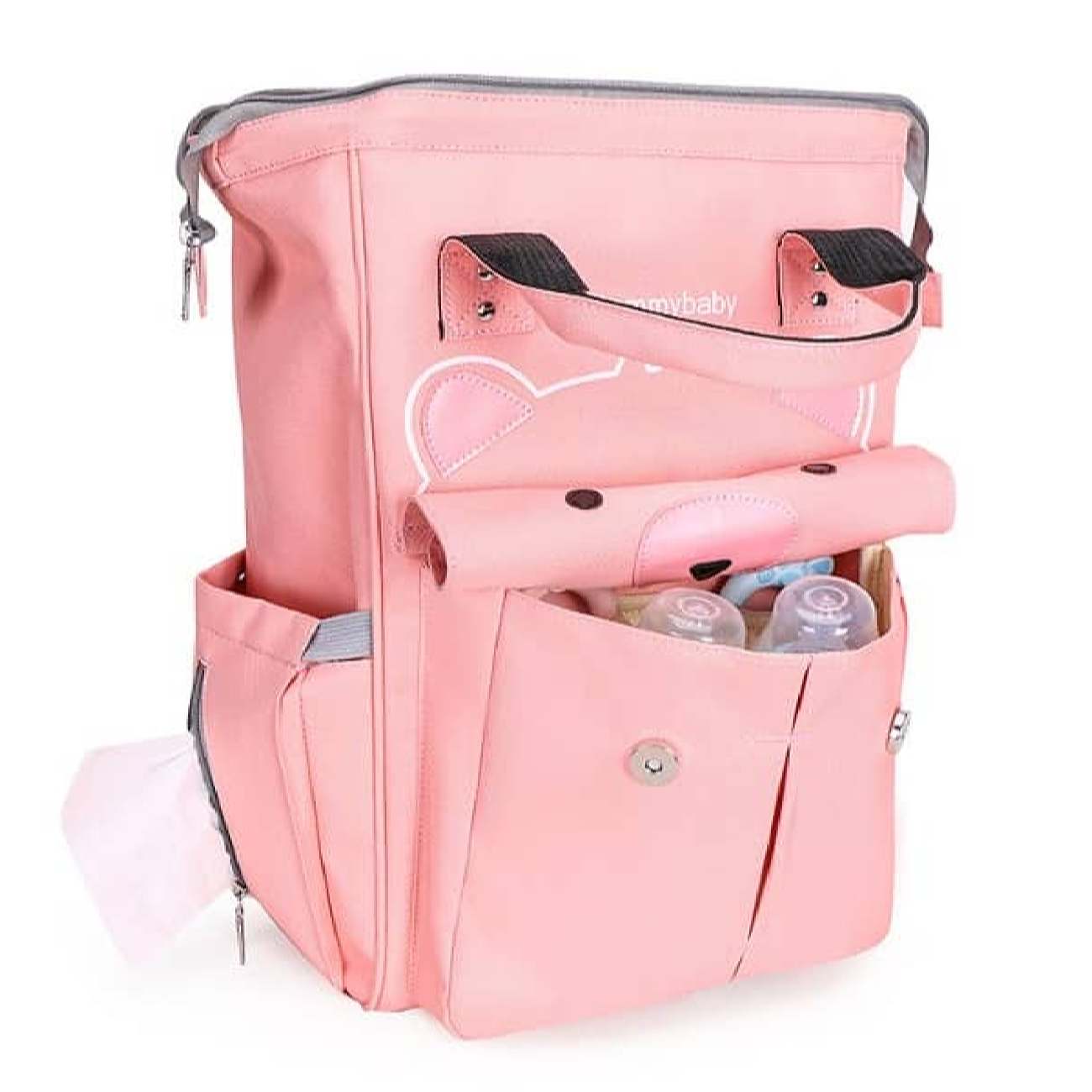 Sac à dos raffiné pour les jeunes parents – idéal pour les couches et les essentiels de bébé