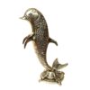 Figurine décorative d'animal de dauphin debout - Art de vie marine