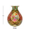 Vase décoratif en cuivre persan fait main design artistique Gol o Morgh