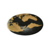 Assiette Décorative en Céramique pour Table et Mur Motif Planète Terre