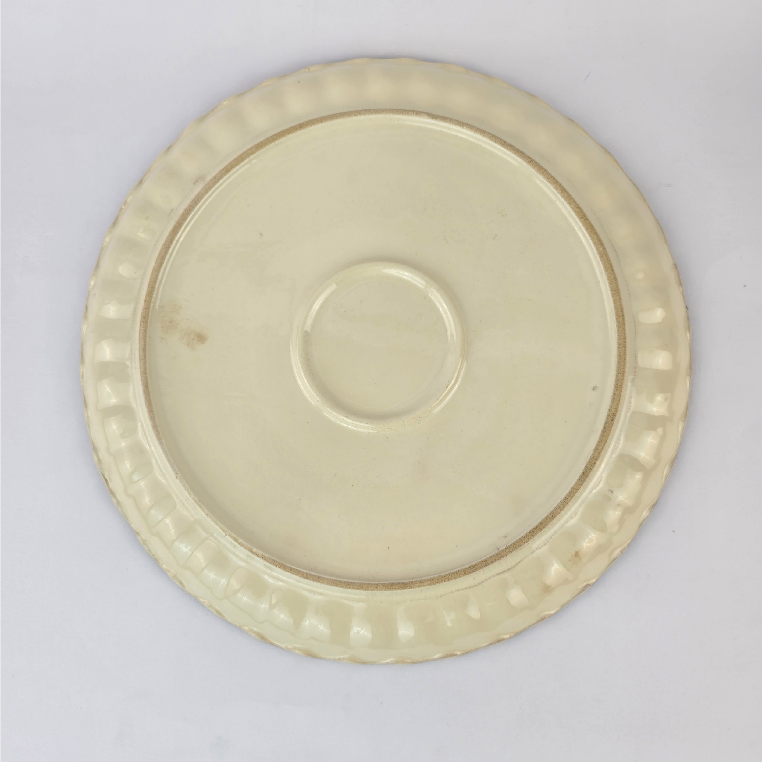 Plateau en céramique décoratif avec design artistique fait main et peint à la main