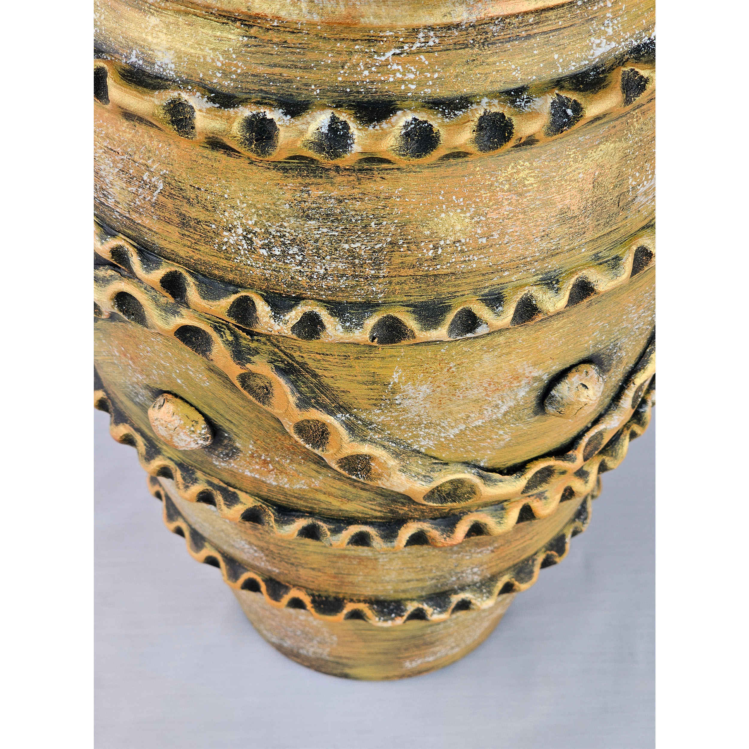 Vase en poterie décoratif décoration maison artistique fait main