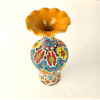 Vase en poterie décoratif avec émail Minakari persan Art peint à la main Floral