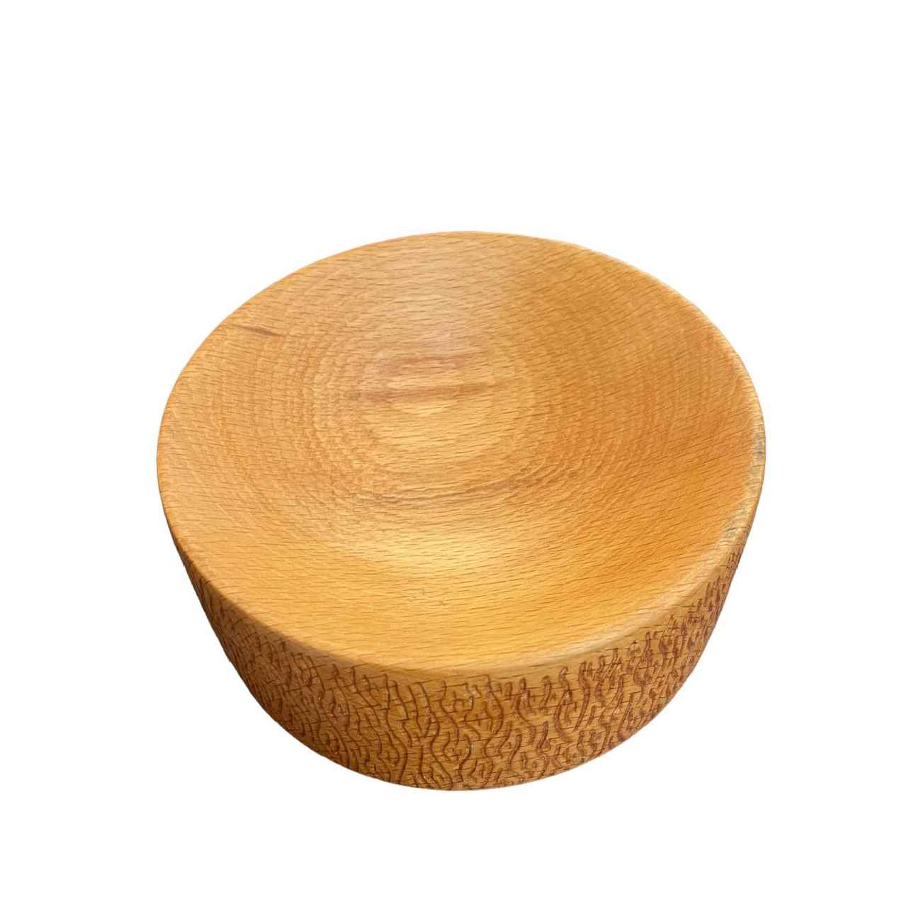 Bol décoratif en bois fait main style rustique modèle Fariba