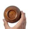 Bol décoratif en bois minimaliste et rustique