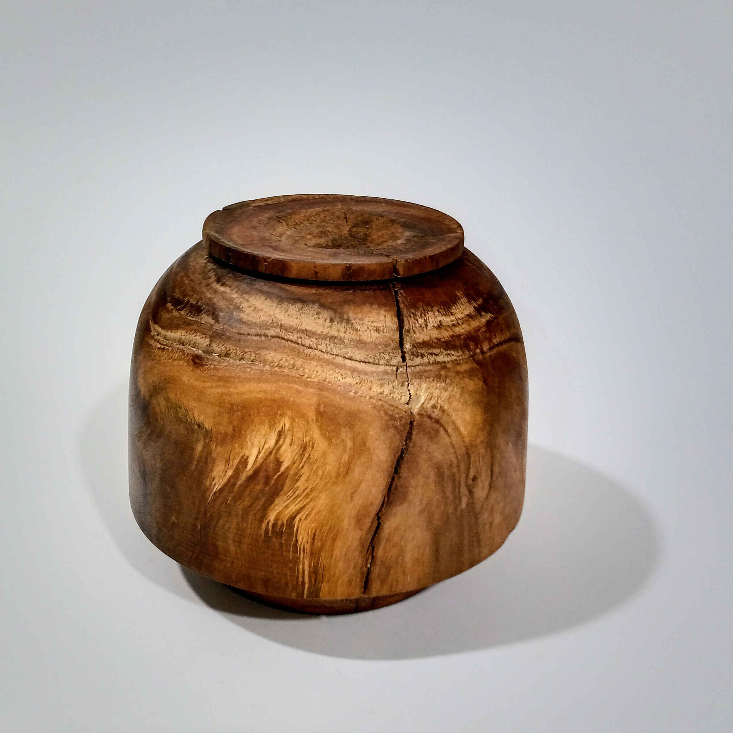 Vases décoratifs en bois massif naturel, faits à la main, pour espace de vie