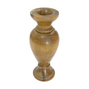 Vase à bourgeons décoratif en bois fait main pour votre espace de vie.