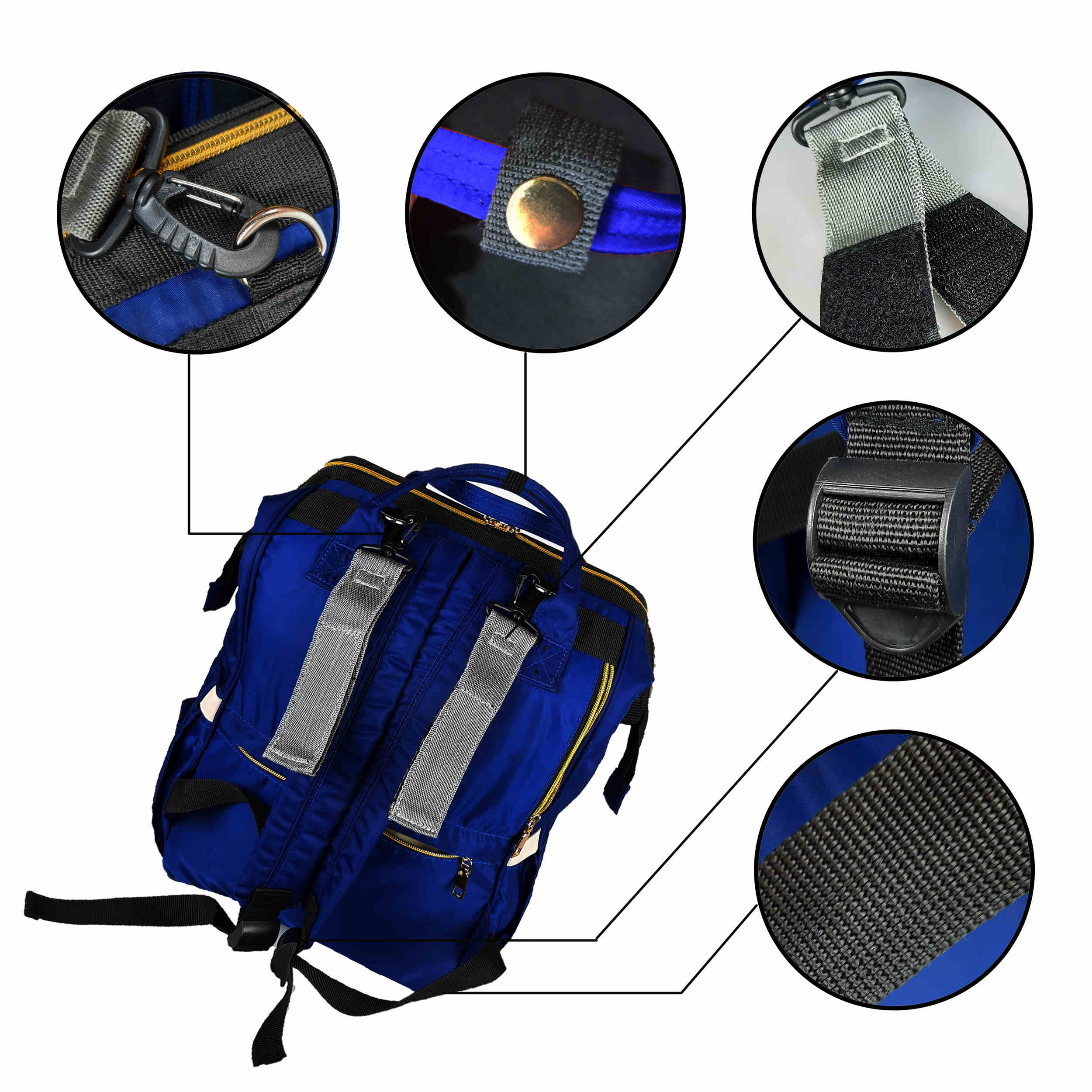Sac à dos pour bébé avec tapis à langer intégré