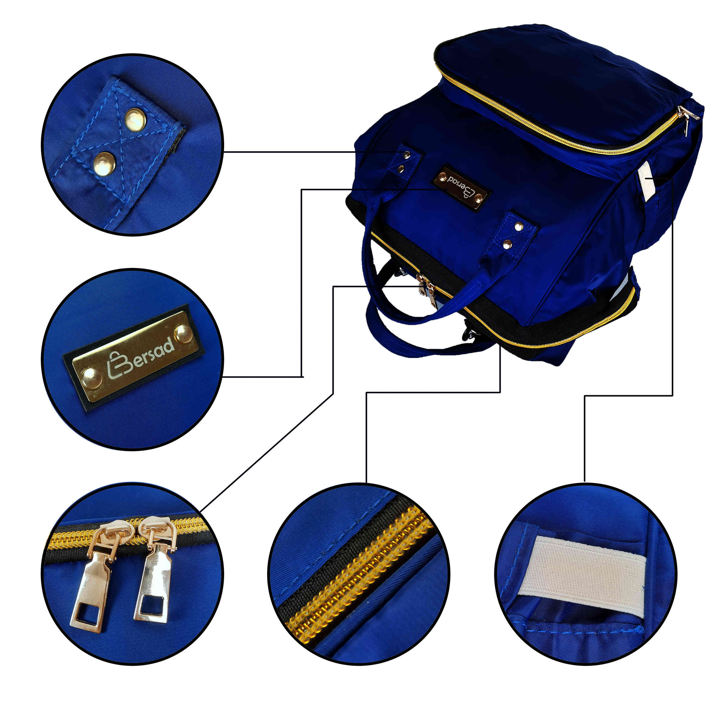 Sac à dos pour bébé avec tapis à langer intégré