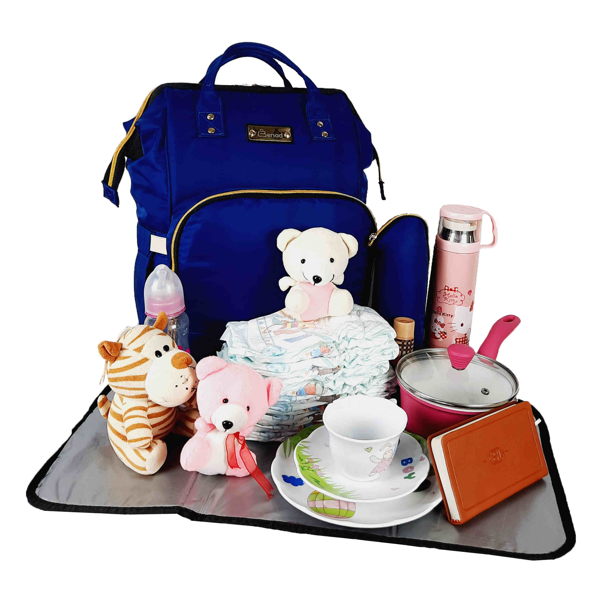Sac à dos pour bébé avec tapis à langer intégré