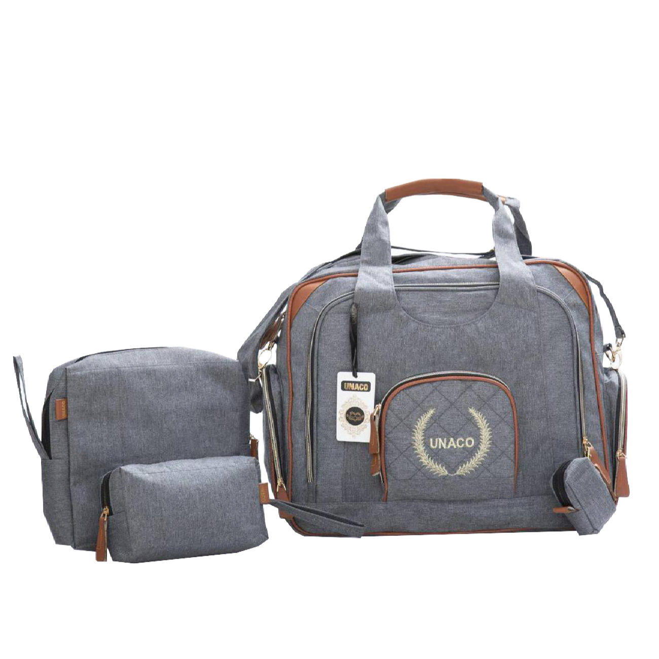 Sac pour accessoires de bébé avec poches latérales – conçu pour les mamans