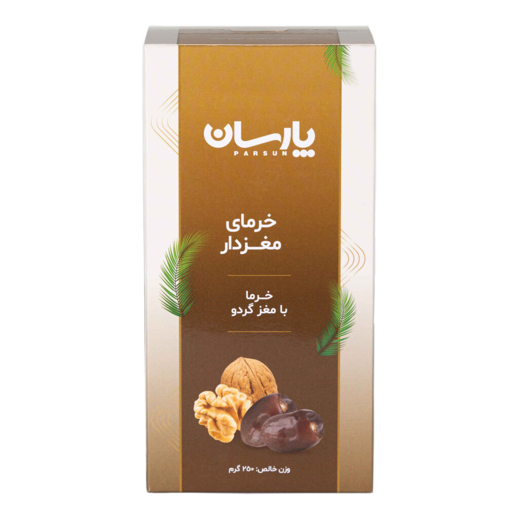 Dattes séchées iraniennes farcies aux noix – 250 grammes (6 lots)