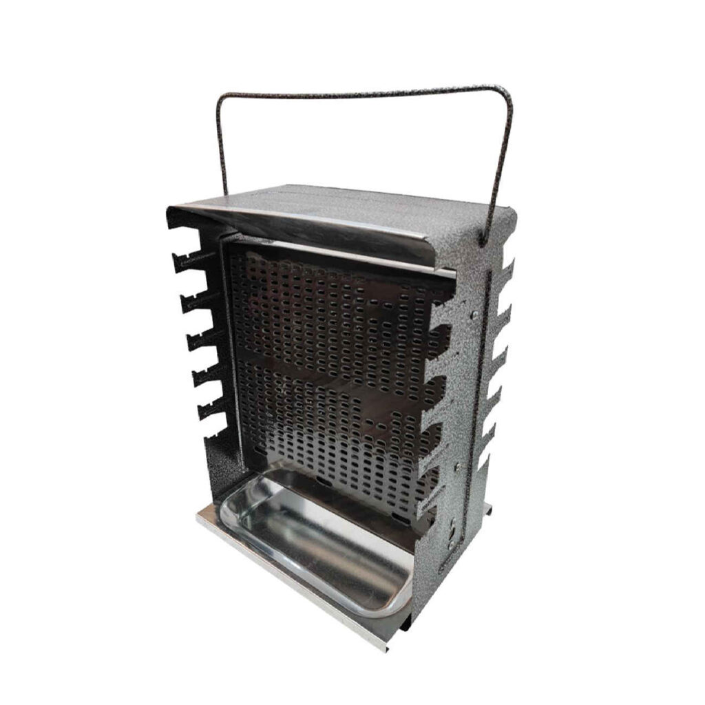 Grill à Gaz Vertical pour Kebab - Double Face avec Support de 12 Brochettes