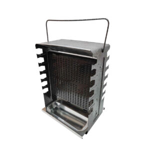 Grill à Gaz Vertical pour Kebab – Double Face avec Support de 12 Brochettes