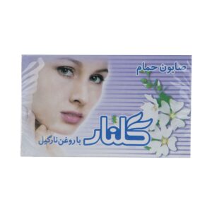 Savon Golnar à l’Huile de Coco & Parfum de Fleurs de Printemps Couleur Blanche (6 Barres)