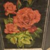 Tapis persan figuratif noué à la main de Tabriz représentant une rose