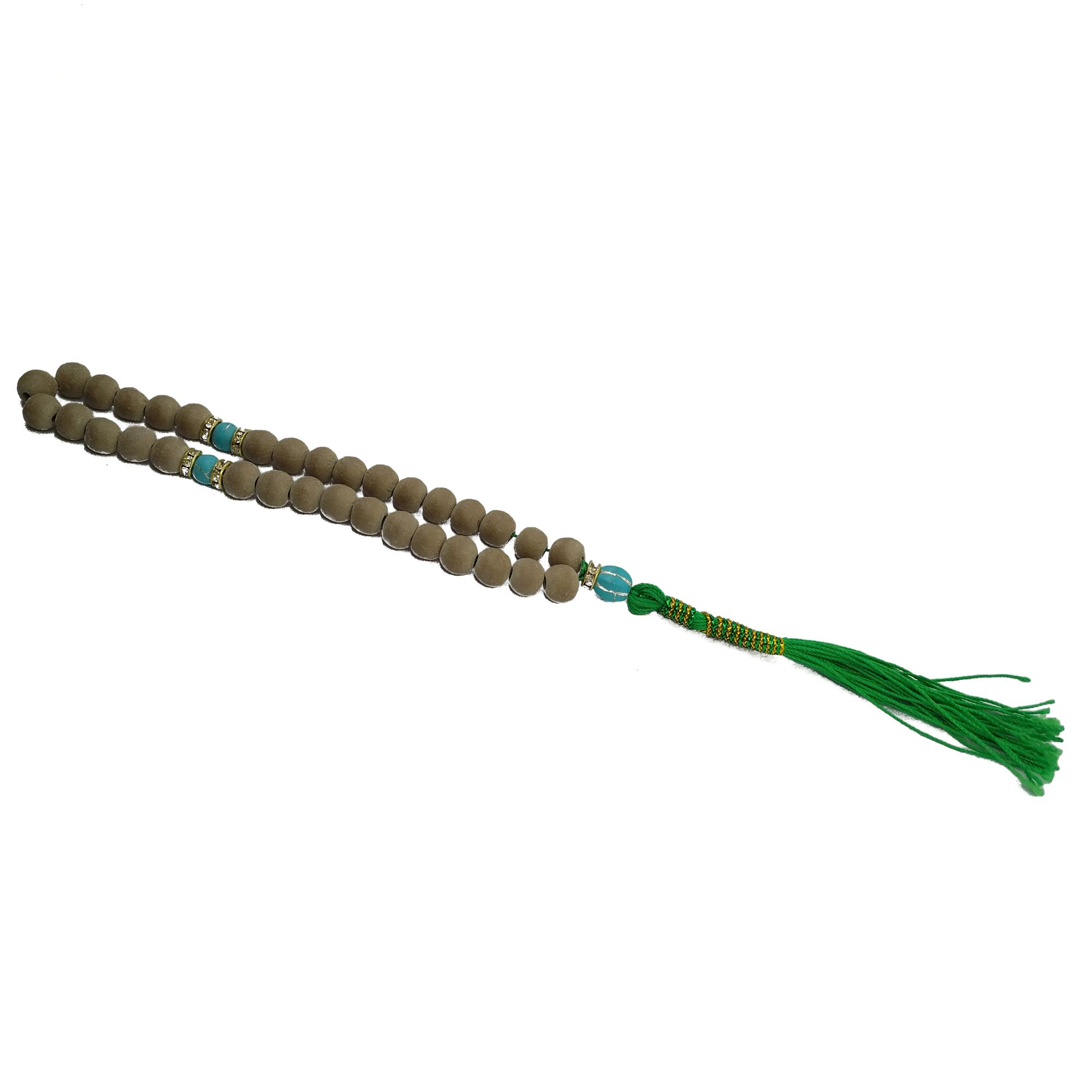 Chapelet islamique de Karbala – 33 perles avec Khak-e-Shifa pour chiite Dilshad