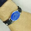 Bracelet en cuir islamique avec pierre agate pour homme modèle Ya Hossein