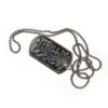 Collier en acier islamique pour Shia avec pendentif calligraphie Ya Fatimah Al-Zahra