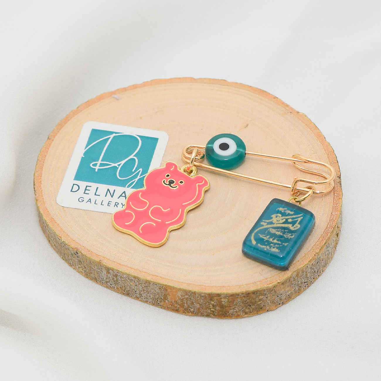 Broche épingle de sûreté islamique pour nouveau-né Van Yakad et design d’Ours