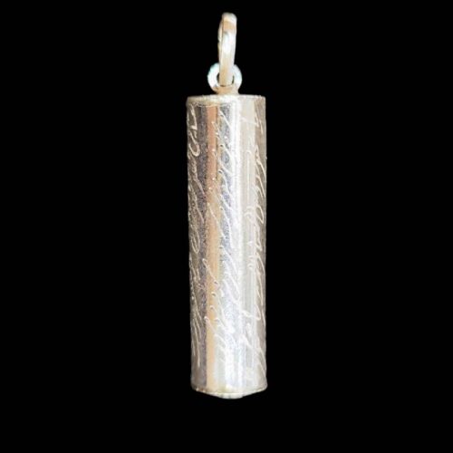 Bijou en argent islamique avec Hirz de l'Imam Jawad pour les chiites musulmans