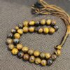 Chapelet islamique Œil de tigre – 33 perles de prière