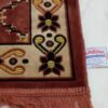 Tapis de prière islamique en velours Janamaz Sajadah rembourré Kaaba rouge brique