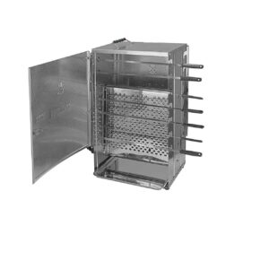 Grill à Gaz Vertical pour Kebab – Rotation Automatique avec Support de 14 Brochettes