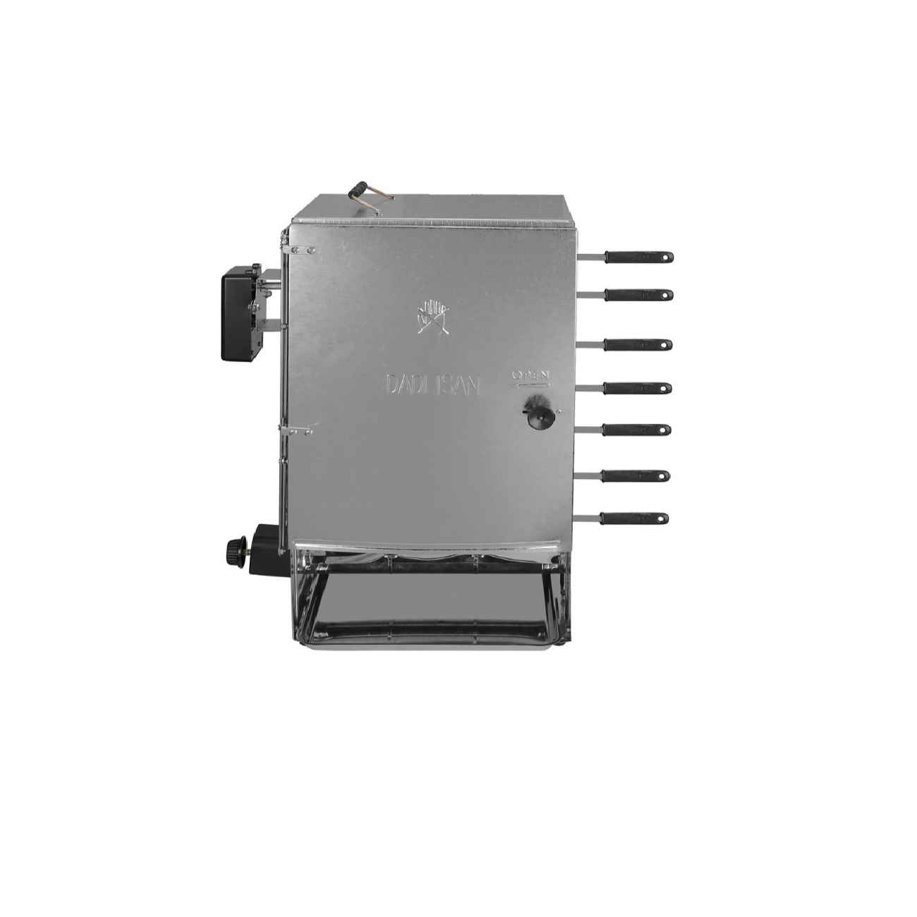 Grill à Gaz Vertical pour Kebab – Rotation Automatique avec Support de 14 Brochettes