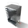 Grill à Gaz Vertical pour Kebab - Sans Fumée avec 8 Brochettes pour Utilisation Intérieure et Extérieure