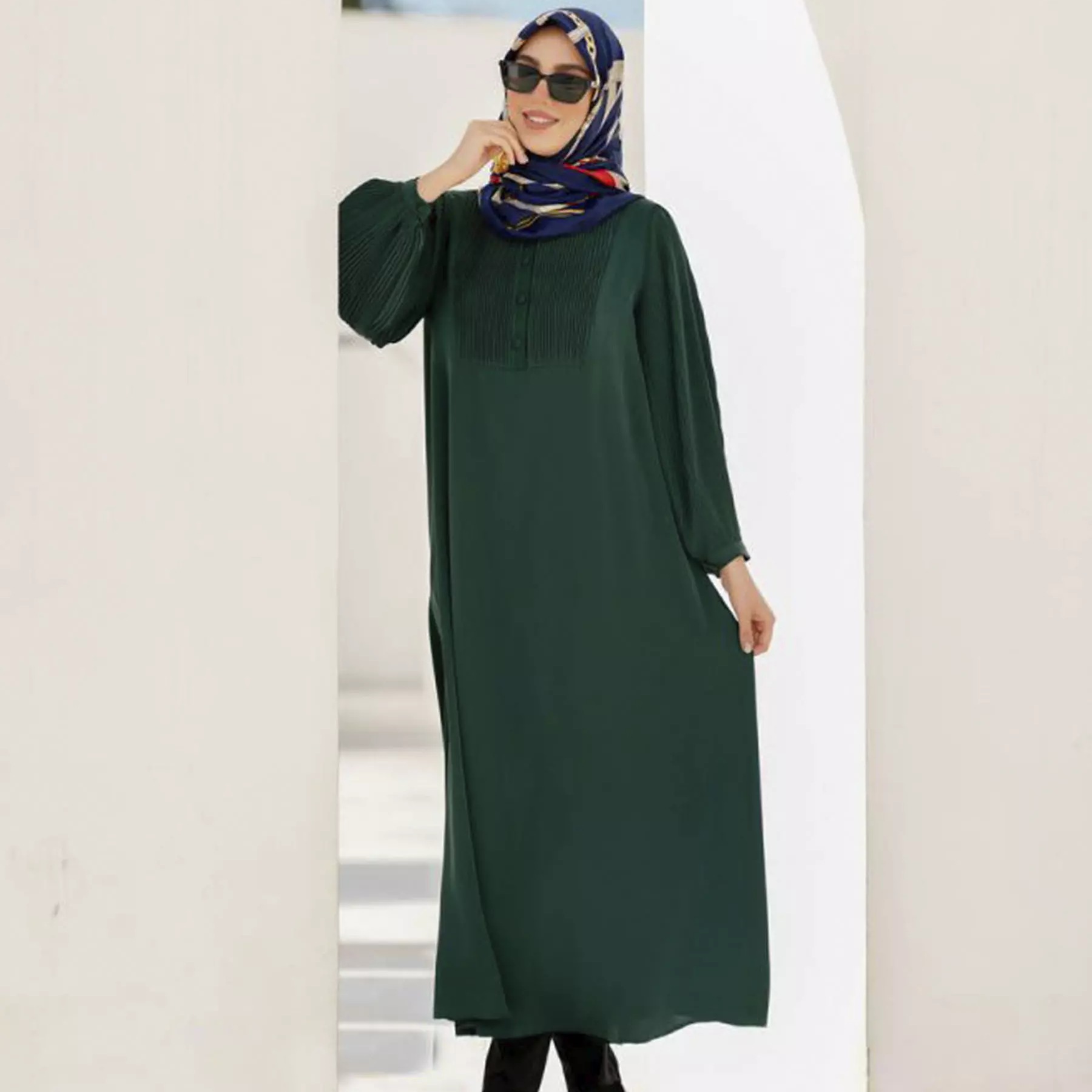 Abaya coupe ample pour femmes musulmanes modèle Negin